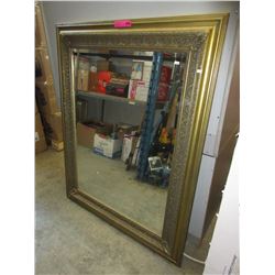 Large framed mirror