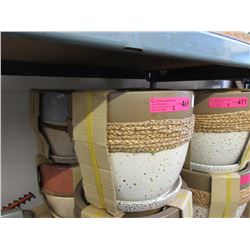 2 New plant pot sets with drip trays