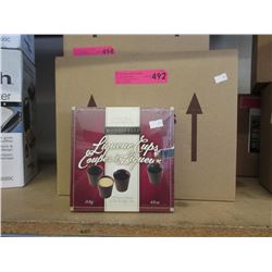 Case of chocolate liqueur cups