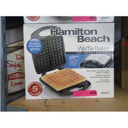 Hamilton Beach waffle baker
