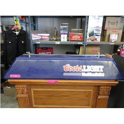 Coors Light pool table lamp - used