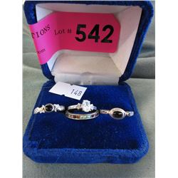 Estate - 4 Sterling Silver rings