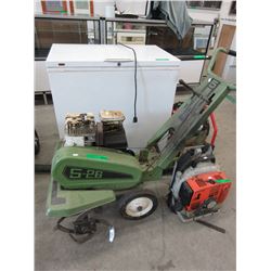 Gas powered roto tiller "S26" - used