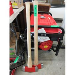 Pair of New Double Bladed Axes