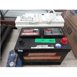 2 Vehicle batteries - used