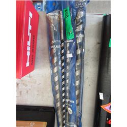 4 Auger bits