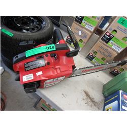 12" Gas powered chainsaw - used