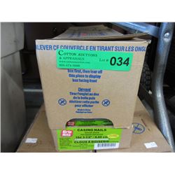 Case of 3-1/2" Casing Nails - new