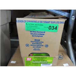 Case of 3-1/2" Casing Nails - new