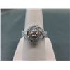 Image 1 : White Diamond Cluster ring set with 5 Diamonds