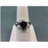 Image 1 : Diamond & Garnet Cocktail Ring