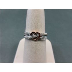 1/4 CT Heart Twist Ring