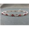 Image 1 : 6 CTW Garnet & Diamond Tennis Bracelet