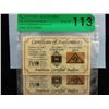 Image 2 : 2 x .9999 Fine Gold Bars - 1 Grain each