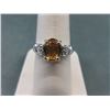 Image 1 : Oval Citrine Dinner Ring