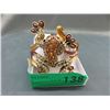 Image 2 : Gold Tone Crystal Studded Frog Bangle Bracelet