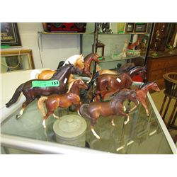 8 Breyer Horse Figures