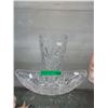Image 1 : Pinwheel Crystal Vase & Dish