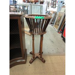 Wood plant stand