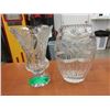 Image 1 : 2 Heavy Crystal Vases