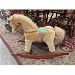 Plush Rocking Horse - used