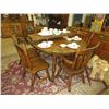 Image 1 : Solid wood Colonial style table & chairs