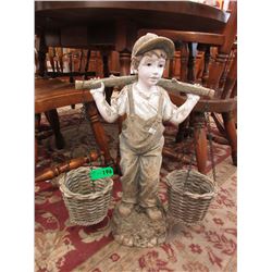 Decorative resin garden decorations - used