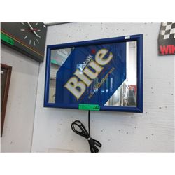 Electric Labatt Blue wall sign