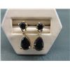 Image 1 : New Sapphire & Diamond-set Drop Style Earrings