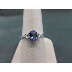 Tanzanite & Diamond Ring.