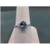 Image 1 : Tanzanite & Diamond Ring.