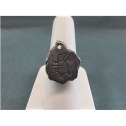 First Nations Ookpik Motif Free-Form Ring