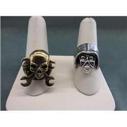 2 Custom-Made Mans Rings