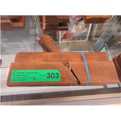 2 Vintage wood joiner planes