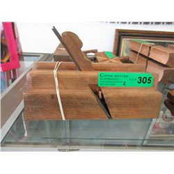 2 Vintage wood joiner planes