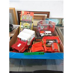 5 Collectible toys including Tonka