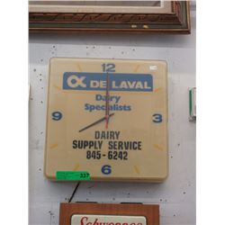Vintage electric advertising clock