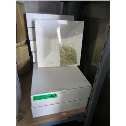 8 New Candle Scape trays with sand