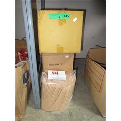 4 Cases of new merchandise