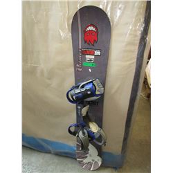 Snowboard & bindings - used