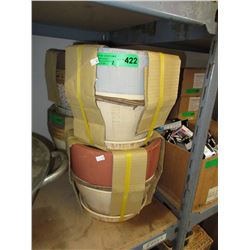 2 Sets of new plant pots