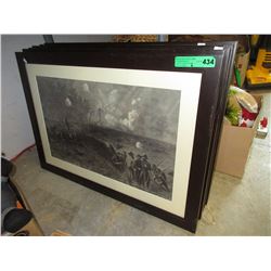 6 Framed Civil War images - reproductions