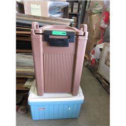 2 Plastic coolers - used