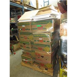 Wrapped skid of used household goods