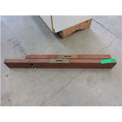 2 Vintage spirit levels