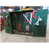 Image 1 : Wall mounted tool storage box & contents