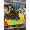 Image 1 : Small bin of vintage tools