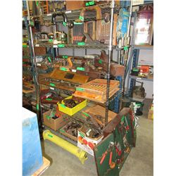 Metal rolling rack - used