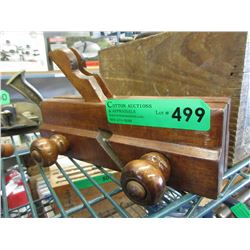 Vintage double sided wood plane