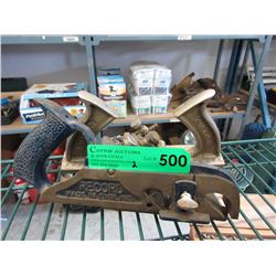 Cast metal Stanley & Record plane
